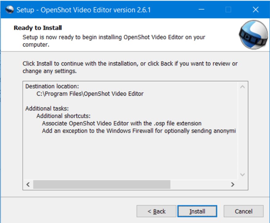 install openshot video editor